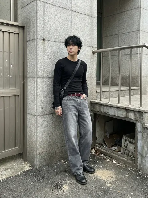 Concrete Wall - Male Streetwear