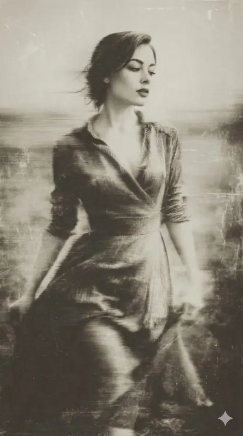 Ghostly Vintage Wet-Plate Portrait