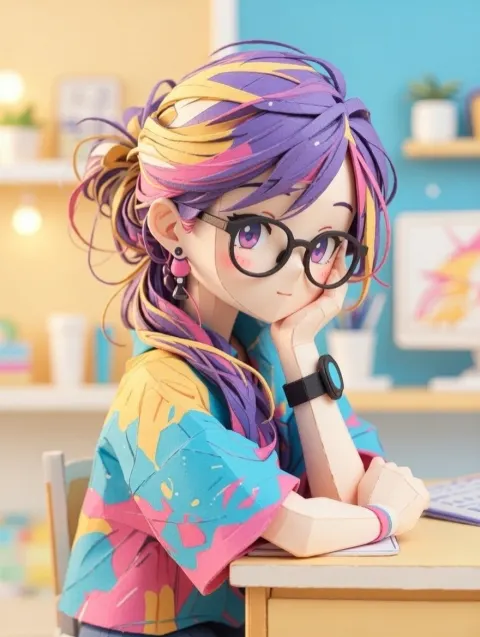 Cute Papercraft Prompt Creator