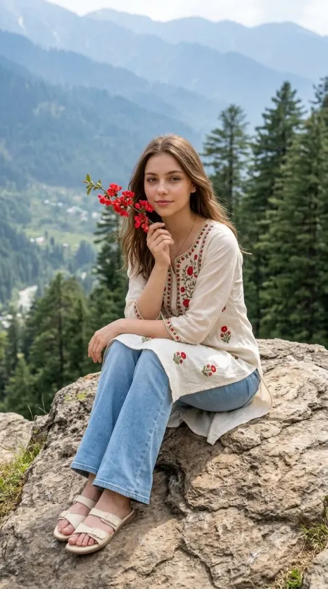 Mountain Beauty Pine Valley Portrait