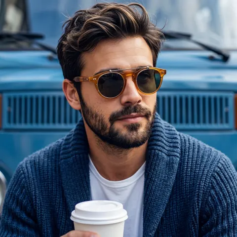 Stylish Rugged Urban Portrait