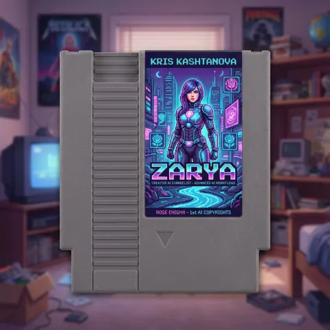 Custom NES Cartridge Concept Art