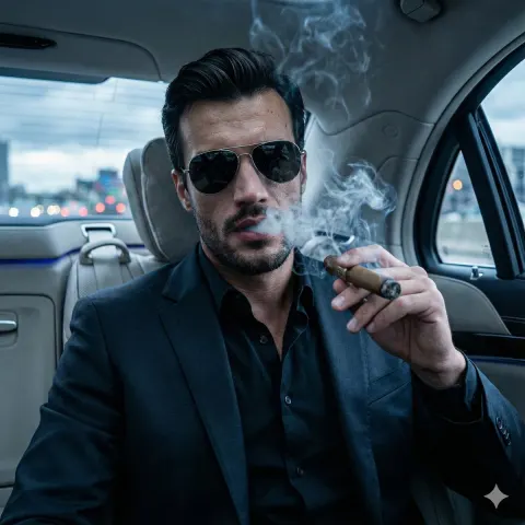 Mafia Boss in Luxury Ride