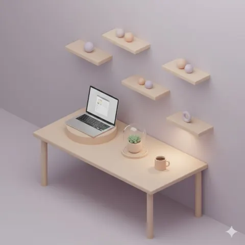 Weightless Home Office Dream