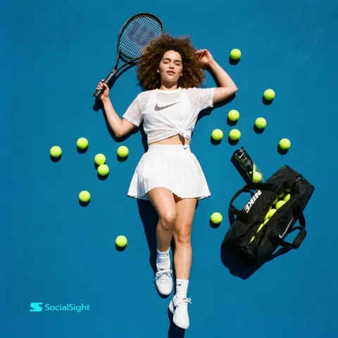Tennis Fashion Editorial Shoot