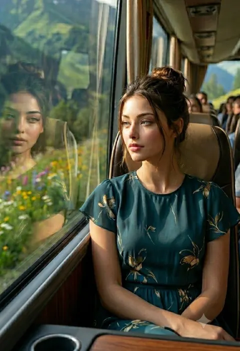 Cinematic Travel Portrait Dreamy Light
