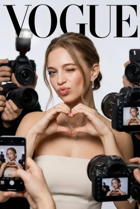 Playful Vogue Fashion Cover
