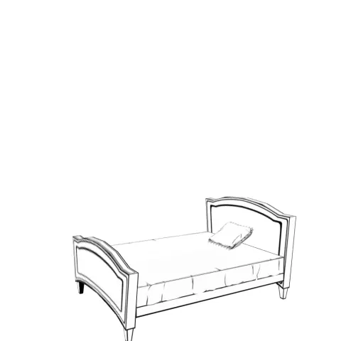Anime Style Isometric Living Room
