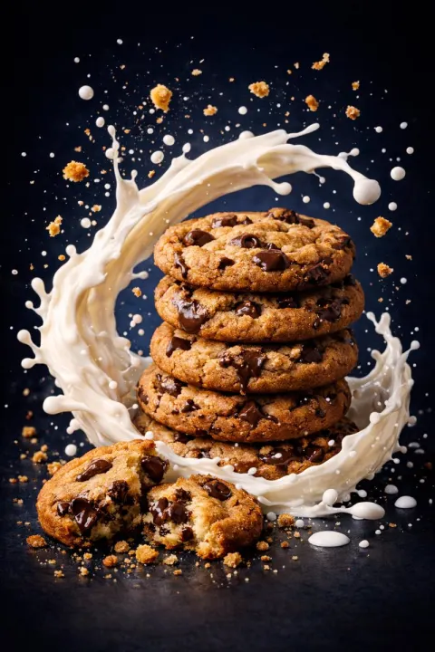Biscuit Milk Splash Commercial