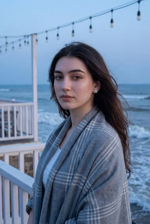 Blue Hour Coastal Portrait