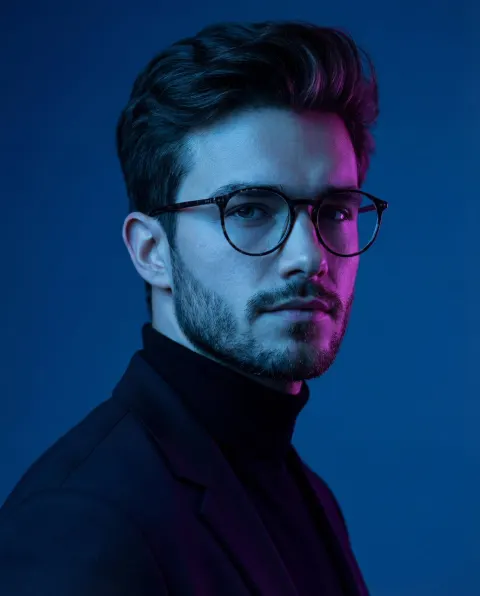 Cinematic Dual Tone Portrait Lighting