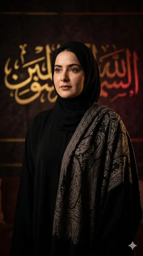 Ultra-Realistic Muslim Woman Portrait