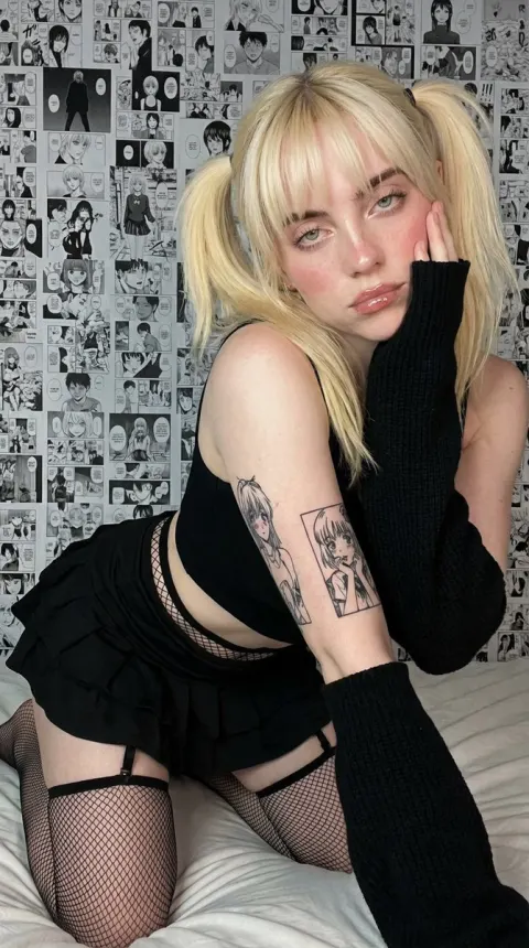E-Girl Manga Wall Portrait