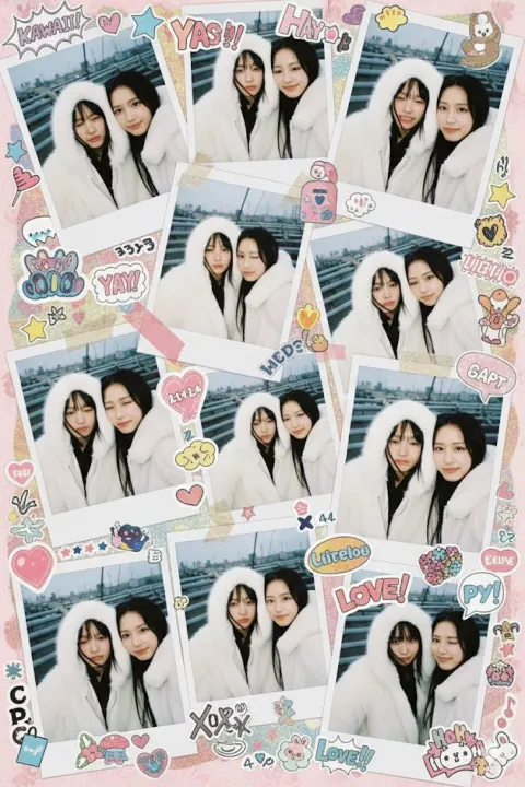 Stylebook Collage: Stickers and Polaroid Expressions