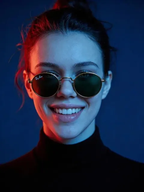 Cyber-Noir Split Light Portrait