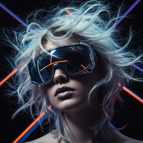 Futuristic Sunglasses Editorial
