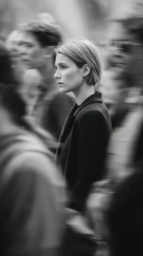 Monochrome Street Portrait
