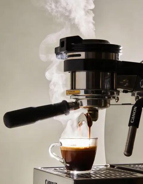 Ultra Realistic Espresso Machine Photography