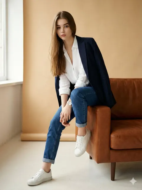 High-End Fashion Editorial Portrait