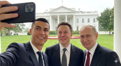 Celebrity Selfie at White House