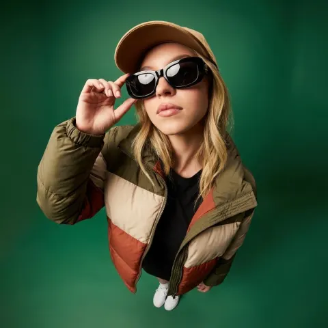 Fisheye Fashion Portrait Studio Shot