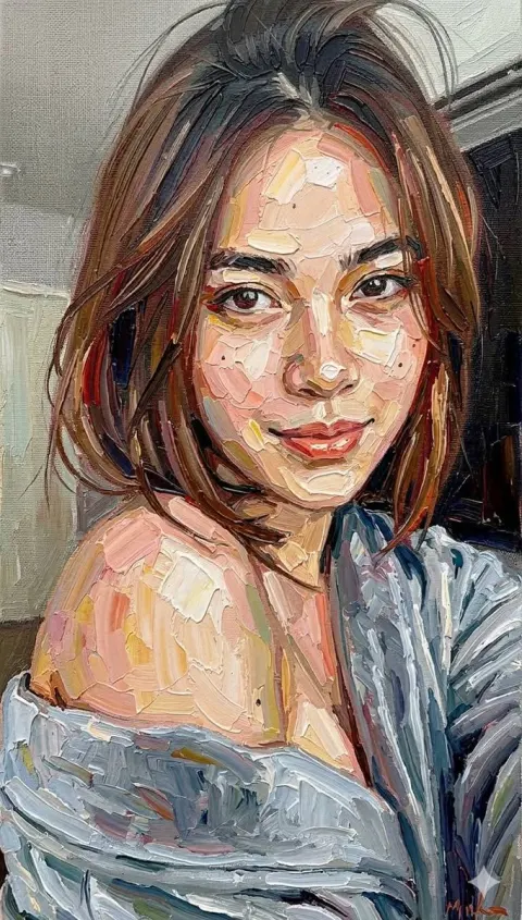 Impasto Oil Painting Art