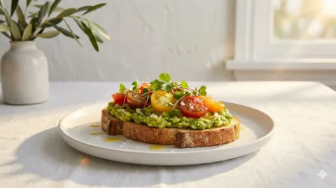Golden Hour Luxury Food Hero Shot
