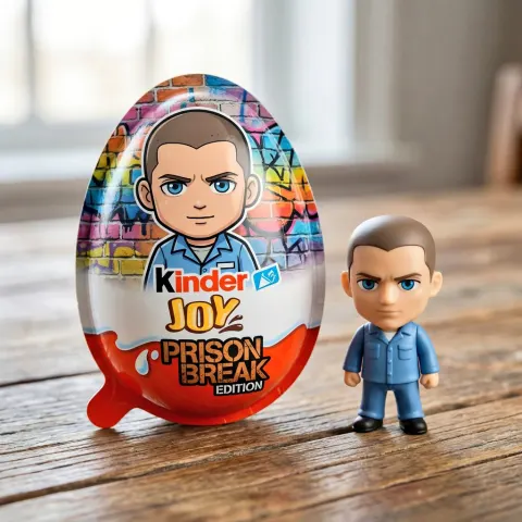 Kinder Joy Collectible Figure Reveal