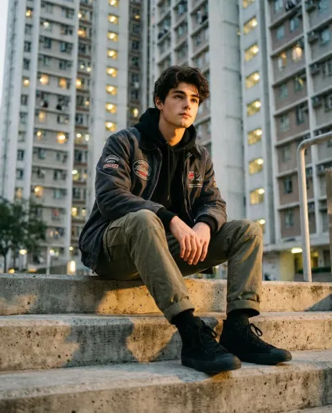 Urban Street Style Golden Hour