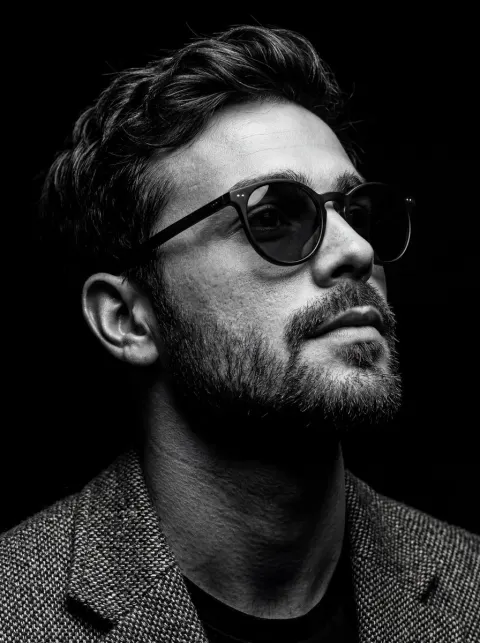Dramatic Chiaroscuro Portrait