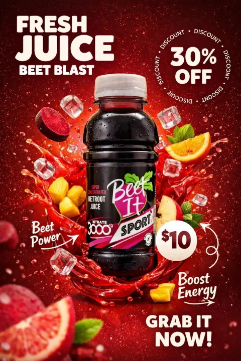 Fresh Juice Promo Poster