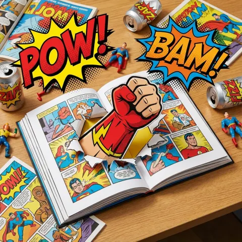 Iron Man Pop Art Comic