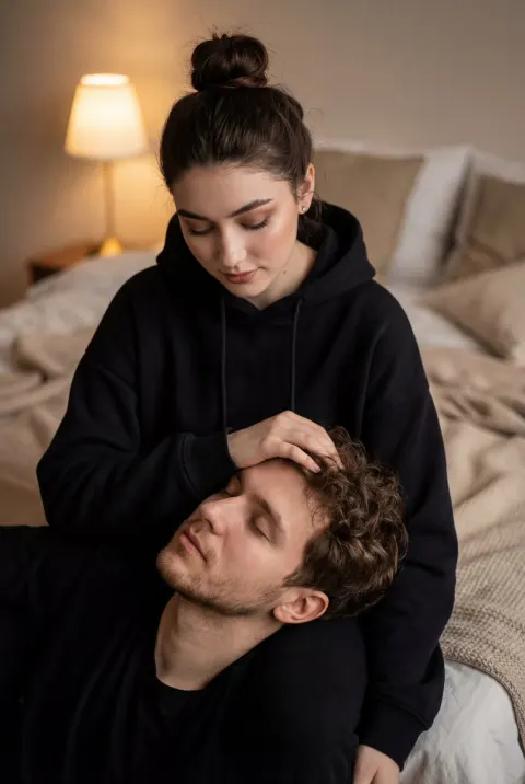 Tender Lovers' Intimate Moment
