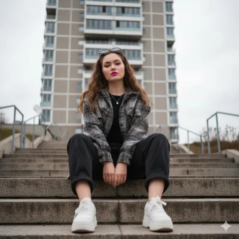 Moody Street Style Portrait
