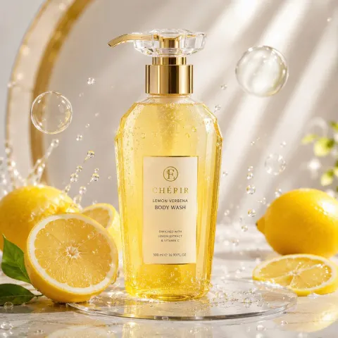 Luxury Skincare Bottle Ad