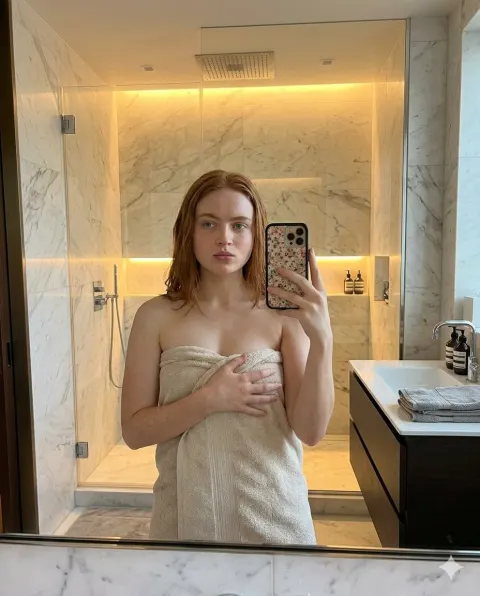 Mirror Selfie in Luxury Bathroom