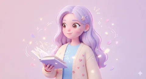 Polished 3D Toy Style Character Portrait