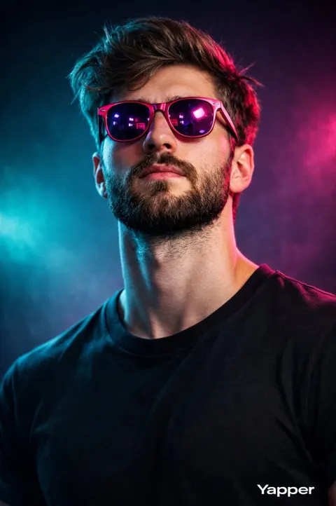Cyberpunk Neon Portrait