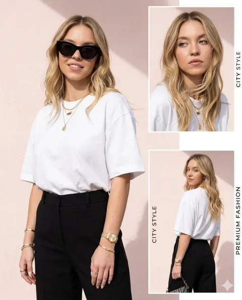 Luxury Fashion Collage Portrait