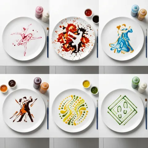 Sauce Choreography Dance On Plates