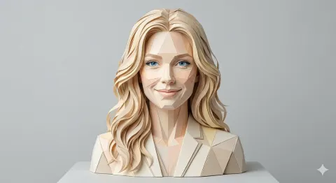 Ultra Realistic Paper Sculpture Portrait