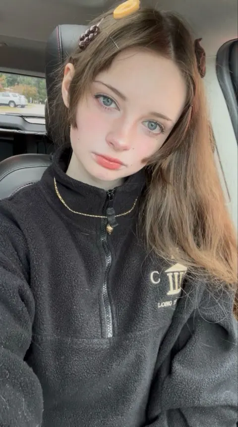 Cinematic Autumn Car Selfie Portrait