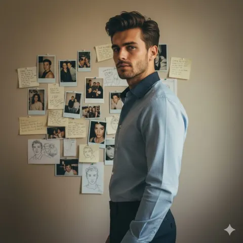 Cinematic Flash Portrait Editorial