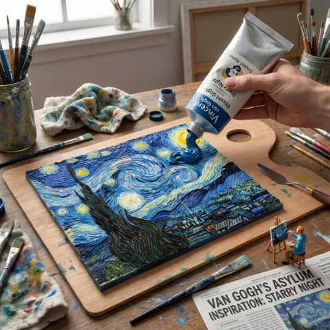 Famous Paintings 3D Paint Squeeze