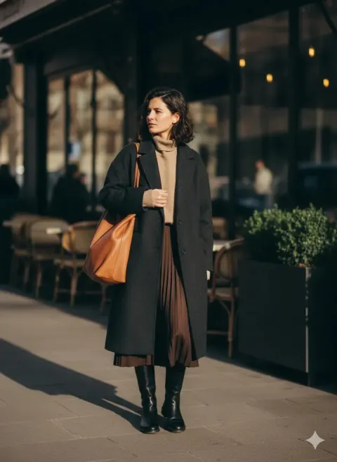 Milan Street Fashion Candid Editorial Portrait