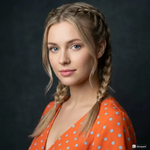 Cinematic Blonde Portrait in Daylight