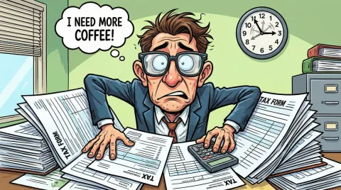 Funny Workplace Caricature Art