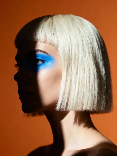 Moody - Blue Paint Eyes