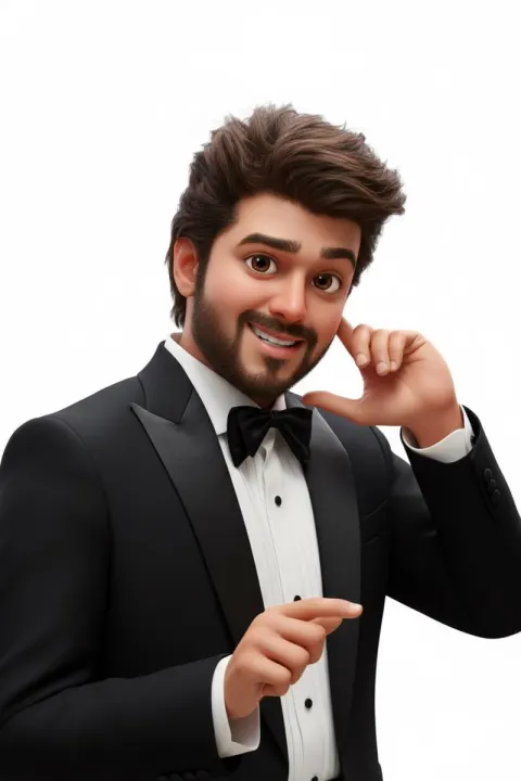 Pixar Style 3D Cartoon Portrait