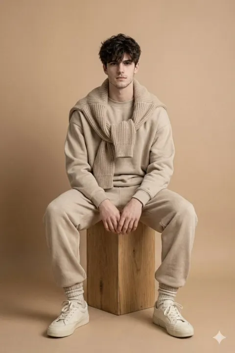 Minimalist Beige Fashion Editorial